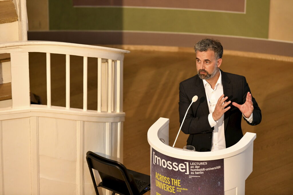 Anders Levermann im Gespräch mit dem Publikum | Mosse Lecture von Anders Levermann | © Niels Leiser für Mosse Lectures