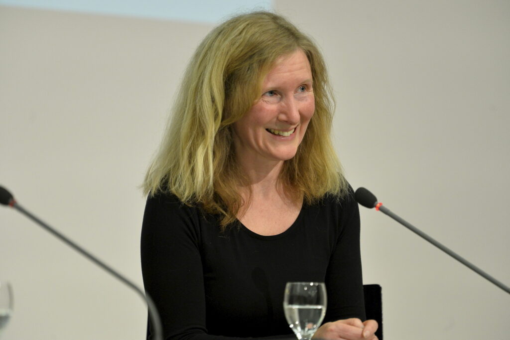 Samantha Harvey im Gespräch mit dem Publikum | Mosse Lecture von Samantha Harvey | © Niels Leiser für Mosse Lectures