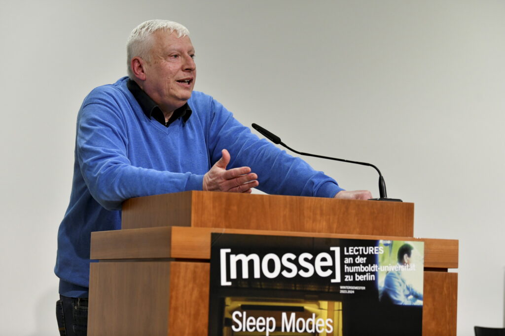 Michael Hochgeschwender während seines Vortrags | Mosse Lecture von Michael Hochgeschwender | © Niels Leiser für Mosse Lectures