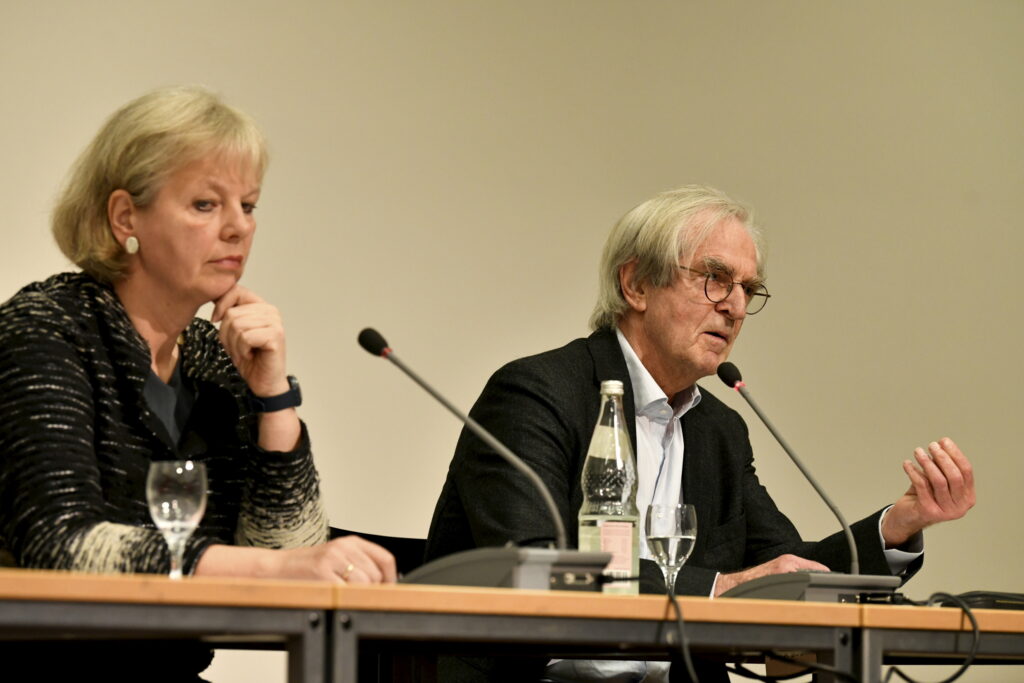 Hartmut Böhme im Gespräch mit dem Publikum | Mosse Lecture von Hartmut Böhme | © Niels Leiser für Mosse Lectures