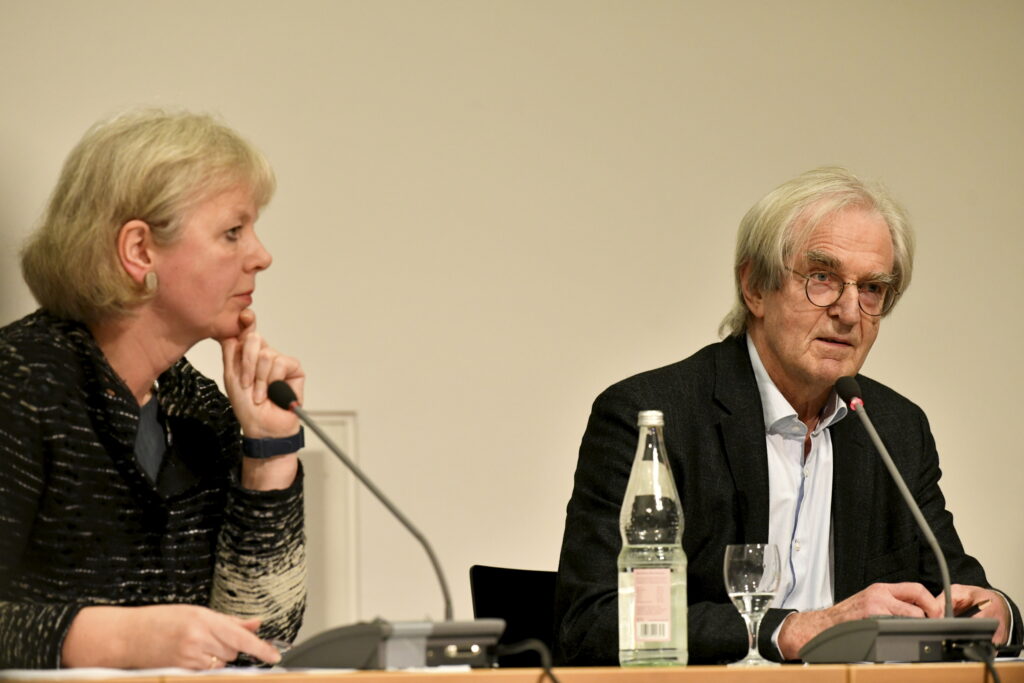 Hartmut Böhme im Gespräch mit dem Publikum | Mosse Lecture von Hartmut Böhme | © Niels Leiser für Mosse Lectures