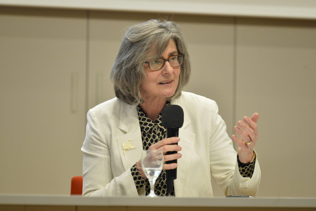 Barbara Stollberg-Rilinger  im Gespräch mit dem Publikum | Mosse Lecture von Barbara Stollberg-Rilinger | © Niels Leiser für Mosse Lectures