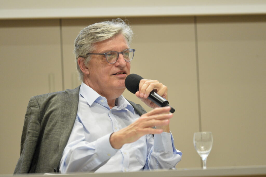 Lothar Müller im Gespräch mit dem Publikum | Mosse Lecture von Barbara Stollberg-Rilinger | © Niels Leiser für Mosse Lectures