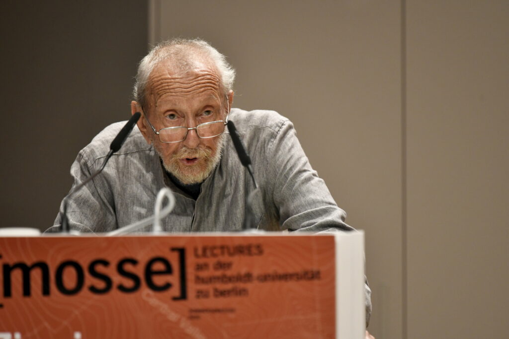 Steven E. Aschheim während seines Vortrags | Mosse Lecture von Steven E. Aschheim | © Niels Leiser für Mosse Lectures