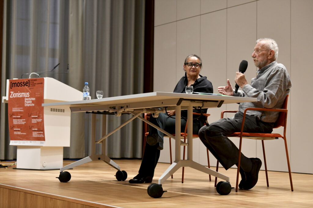 Steven E. Aschheim und Ethel Matala de Mazza im Gespräch | Mosse Lecture von Steven E. Aschheim | © Niels Leiser für Mosse Lectures