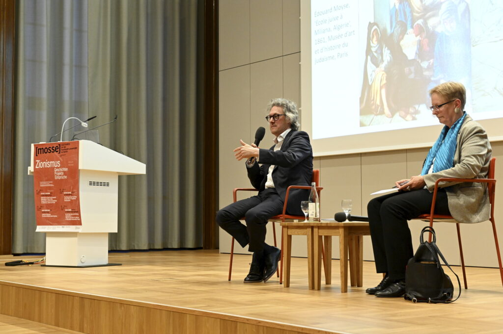 Ulrike Freitag und Marc David Baer im Gespräch | Mosse Lecture von Marc David Baer | © Niels Leiser für Mosse Lectures