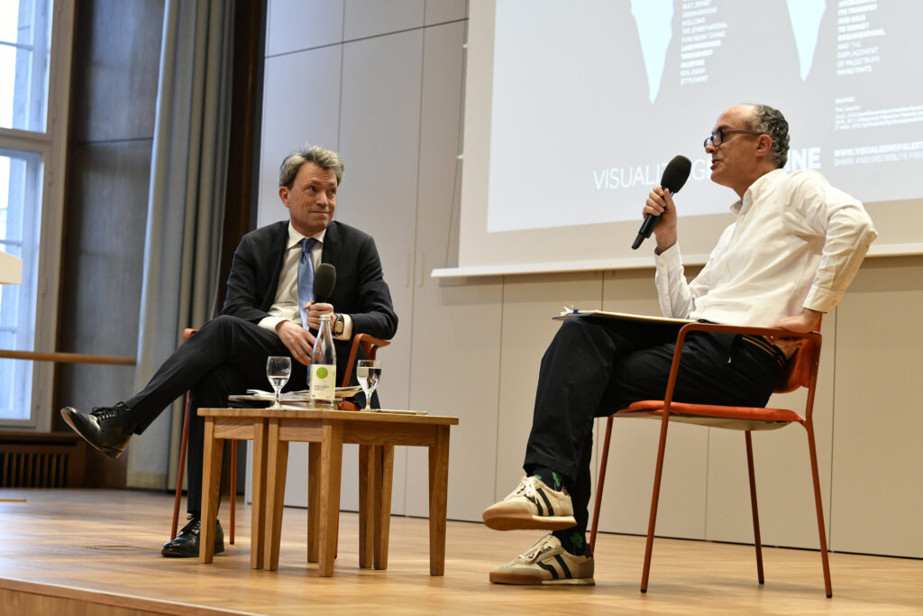 Thomas Meyer und Bashir Bashir in der Diskussion | Mosse Lecture von Bashir Bashir | © Niels Leiser für Mosse Lectures