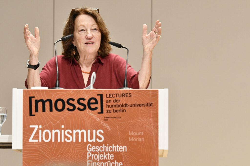 Stefanie Schüler-Springorum reagiert auf den Vortrag von Shaul Magid | Mosse Lecture von Shaul Magid | © Niels Leiser für Mosse Lectures