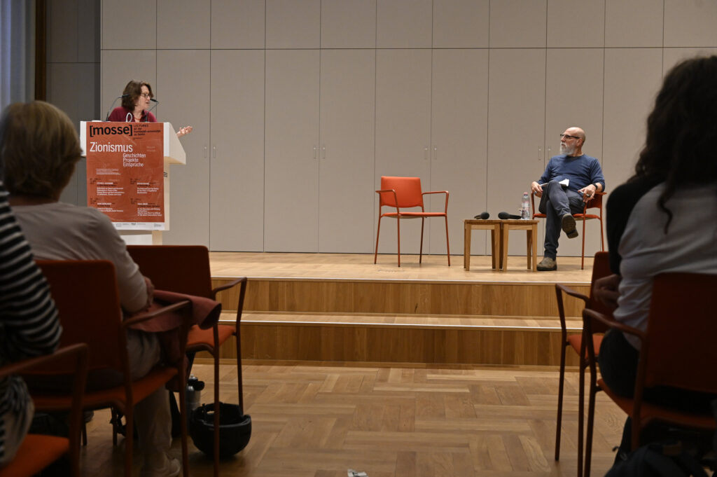 Stefanie Schüler-Springorum im Gespräch mit Shaul Magid | Mosse Lecture von Shaul Magid | © Niels Leiser für Mosse Lectures