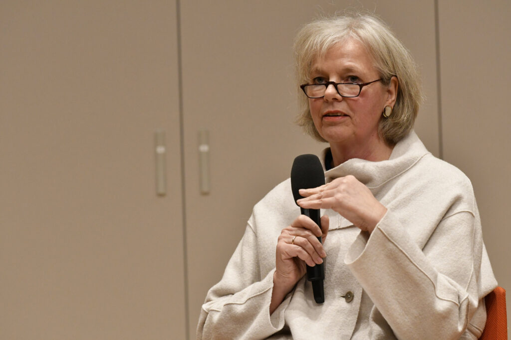 Ulrike Vedder im Gespräch mit dem Publikum | Mosse Lecture von Alan Pauls | © Niels Leiser für Mosse Lectures