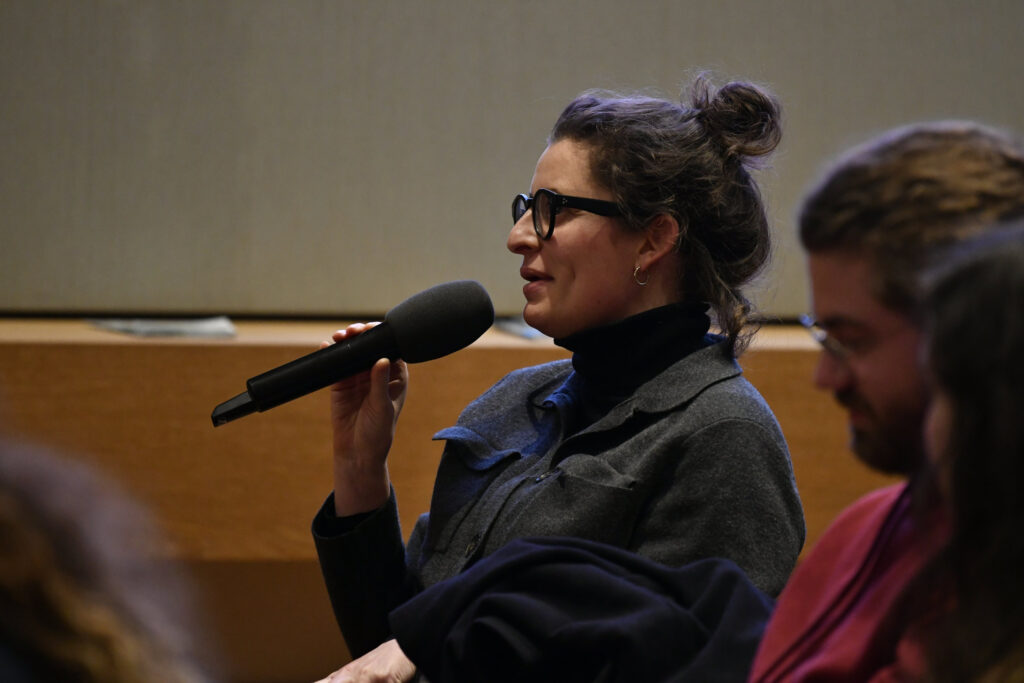 Eine Frage aus dem Publikum | Mosse Lecture von Kim Lane Scheppele | © Niels Leiser für Mosse Lectures